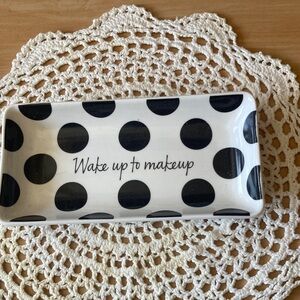 Sephora Black and White Polka Dot Tray
